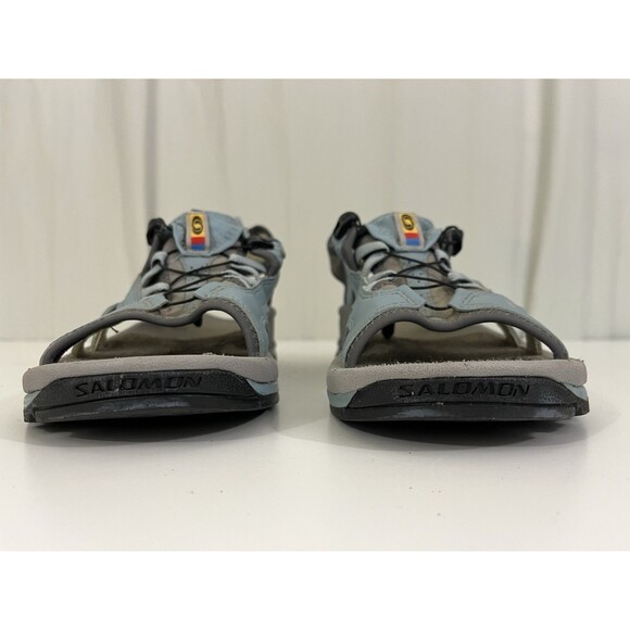 Salomon Tech Revo Women’s Sandal 2004 VTG Granola Girl Sz 8 Light Blue & Gray - Picture 3 of 11